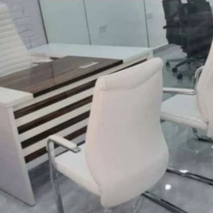 Executive office table and chairs