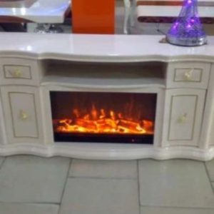 TV stand with firedisplay